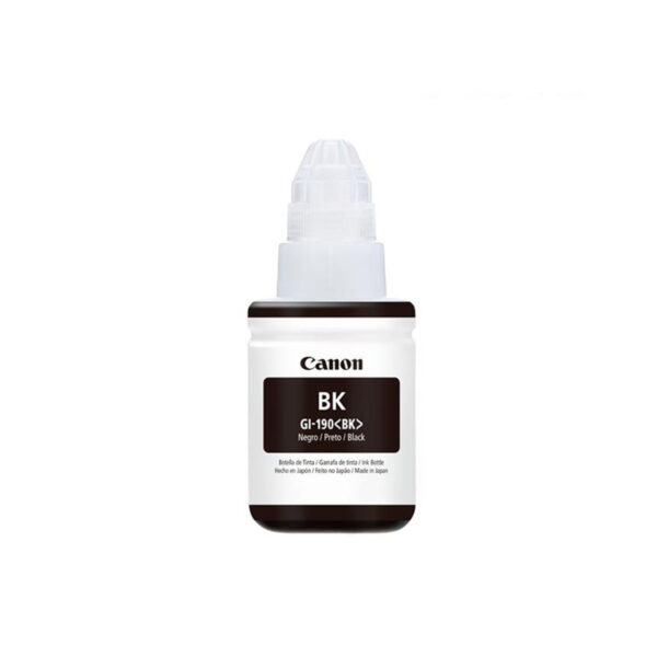 Tinta Canon GI-190BK Preto | Tanque de Tinta Pixma Maxx G1100 G2100 G3100 G3102 | Original 135ml