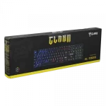 TECLADO COM FIO JUNGLE CL-TJ8313 PRETO MEMBRANA 1,5M CLANM - Imagem 3