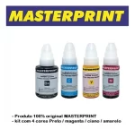MASTERPRINT - Tinta Refil Bulk Ink - Corante - Canon 190/490/790/890/990 - Preta 135ml / Coloridos 70ml - CMYK - Imagem 2
