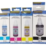 MASTERPRINT - Tinta Refil Bulk Ink - Corante - Canon 190/490/790/890/990 - Preta 135ml / Coloridos 70ml - CMYK