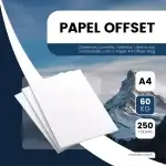 Papel A4 Offset 180g 60Kg PCT 250 folhas - Imagem 2