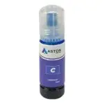 Refil de Tinta Compatível - Epson T544 - T504 Ciano 70ml - Aston - L3150, L3110, L3250, L3210
