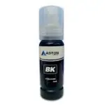 Refil de Tinta Compatível - Epson T544 - T504 Preto 70ml - Aston L3150, L3110, L3250, L3210