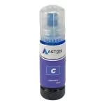 Refil de Tinta Compatível - Epson T544 - T504 Ciano 70ml - Aston - L3150, L3110, L3250, L3210