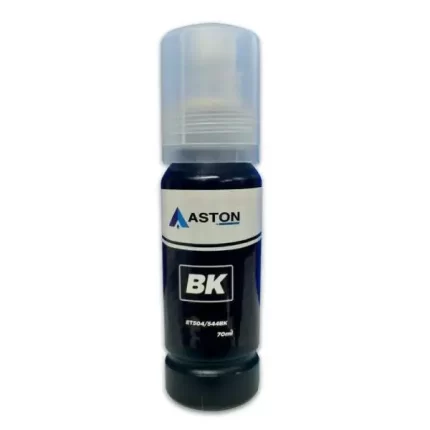 Refil de Tinta Compatível - Epson T544 - T504 Preto 70ml - Aston L3150, L3110, L3250, L3210